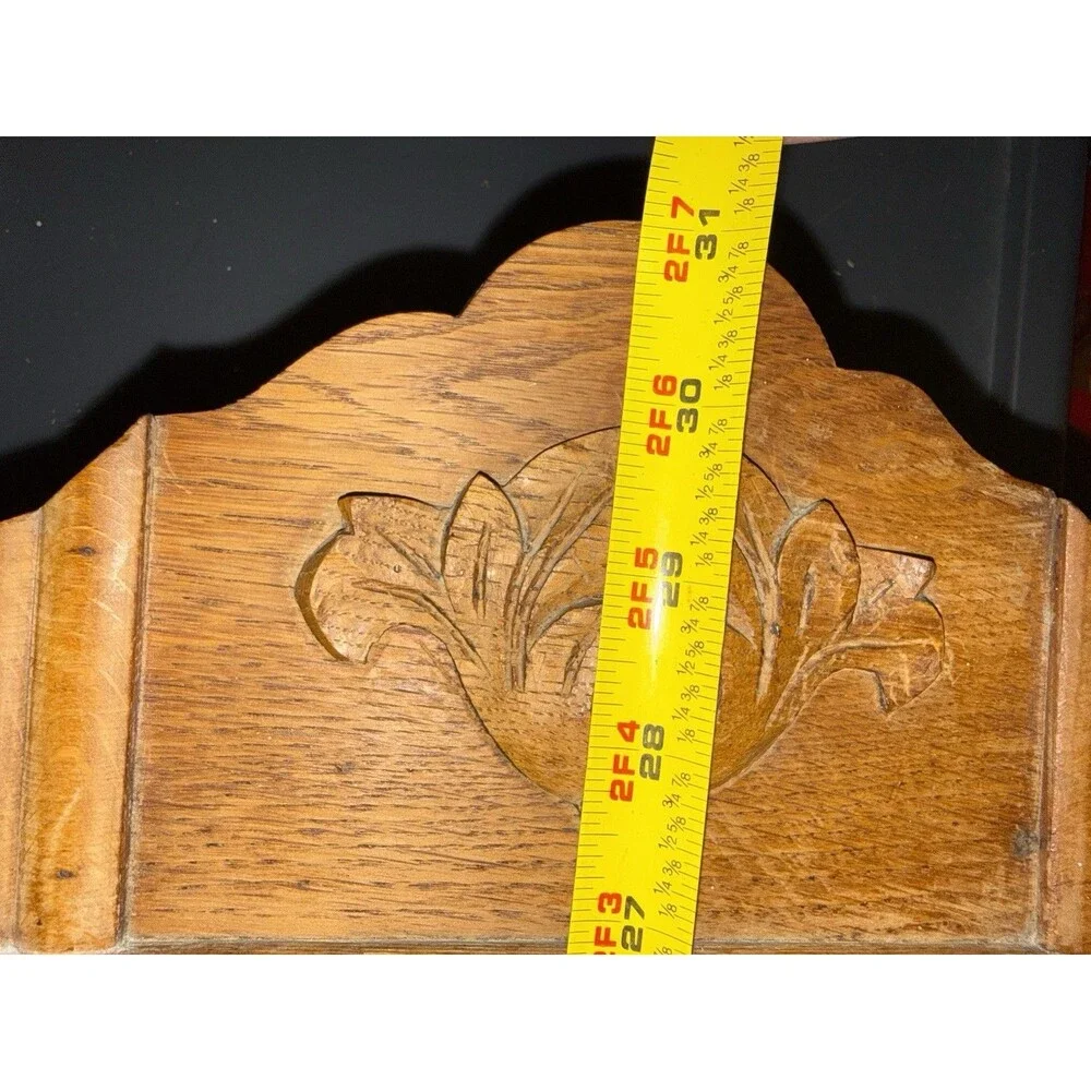 ✿ German HAC Wall Clock 1926 Wooden Chiming Clock Rack & Snail 8-Day